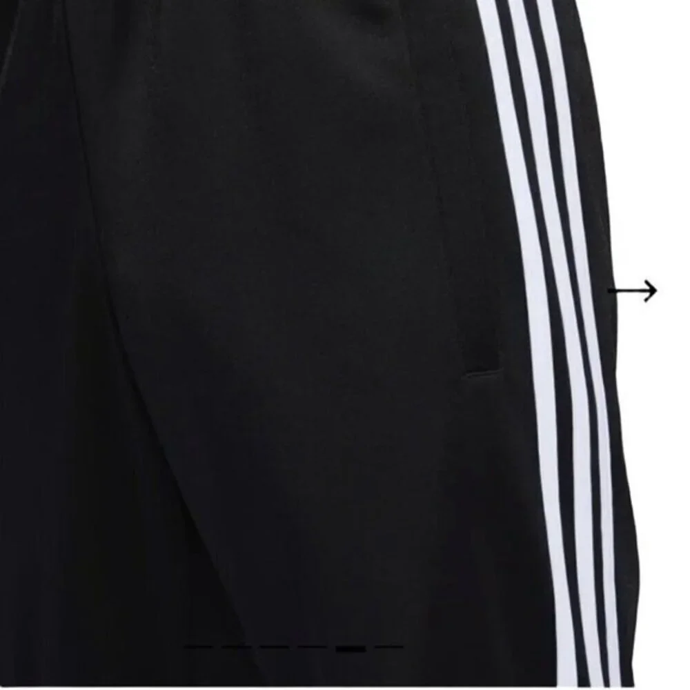 ADIDAS Men's‎ Pants Originals 3 Stripe Track Black/White H31304 Size XL Slim Fit